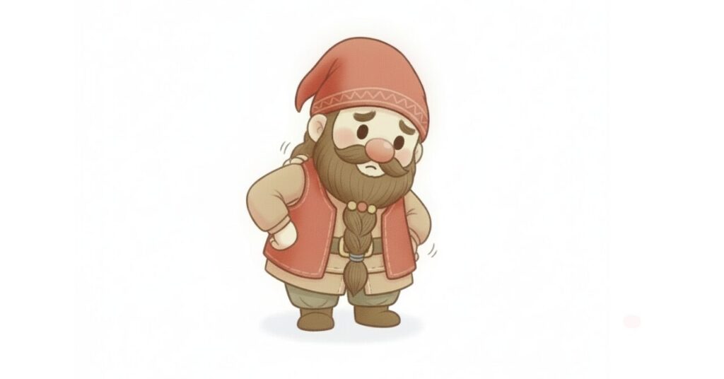 首と腰に手を当てて少しつらそうな表情を見せるドワーフが、朝の体感や睡眠データだけでは分からない疲れの残り方を表している見出し画像