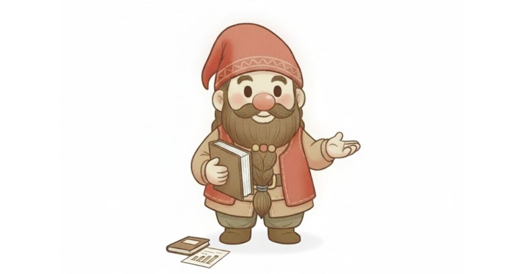 本や記録用紙を持ったドワーフが、リカバリーウェアの効果を体感だけでなくデータでも整理して判断していく見出し画像