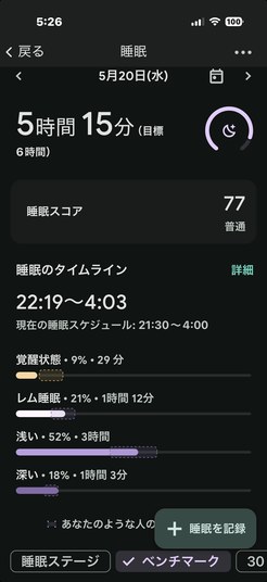 Day 3 ベンチマーク（5/20）