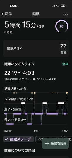Day 3 睡眠ステージ（5/20）