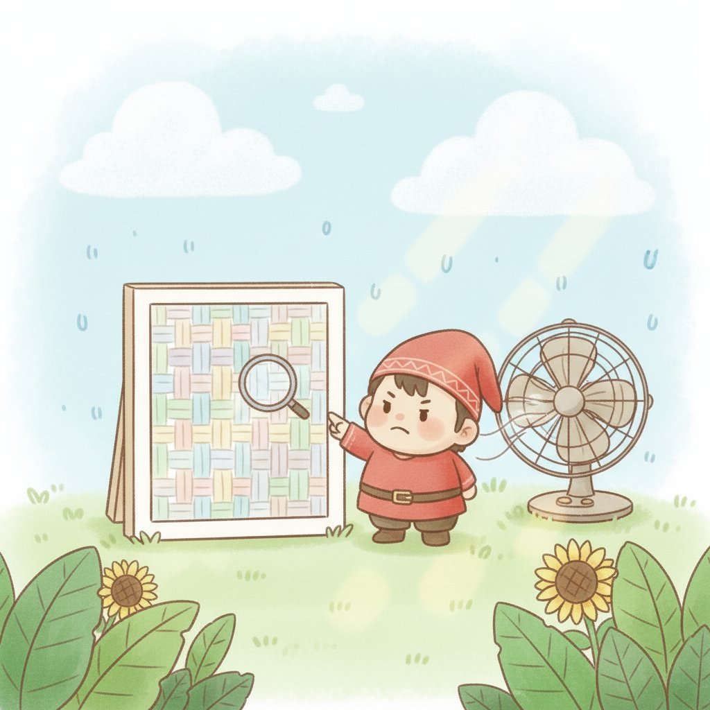 夏のべたつきの原因を解説するイラスト