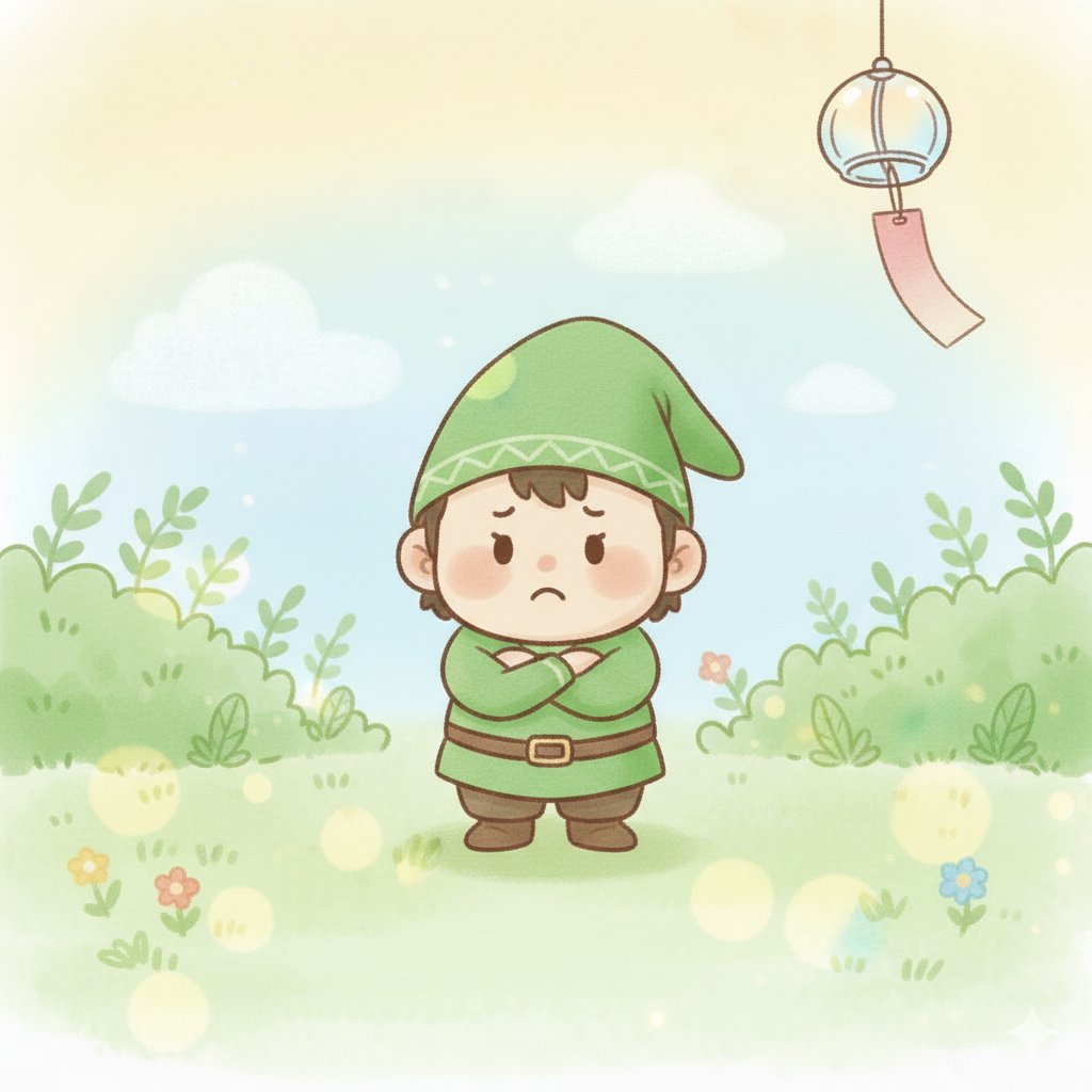 夏の誤解4つを注意喚起するイラスト